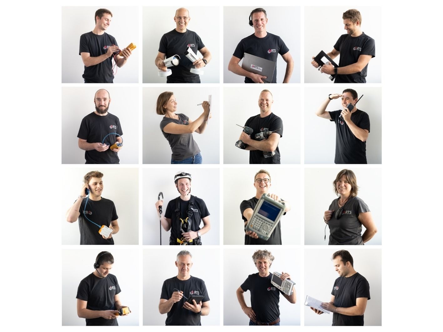 RTS team voor de camera 